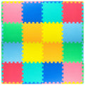 ProSource Foam Puzzle Floor Play Mat for Kids and Babies with Solid Colors, 36 or 16 Interlocking Tiles with Borders, Assorted