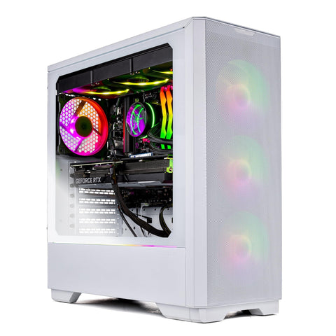 Skytech Eclipse Lite Gaming PC Desktop, Ryzen 7 9800X3D 4.7 GHz (5.2 GHz Turbo), AMD RX 9070 XT 16GB, X670 Board, 2TB Gen4 NVMe SSD, 32GB DDR5 RAM 6000 RGB, 1000W Gold PSU, Wi-Fi, Win 11