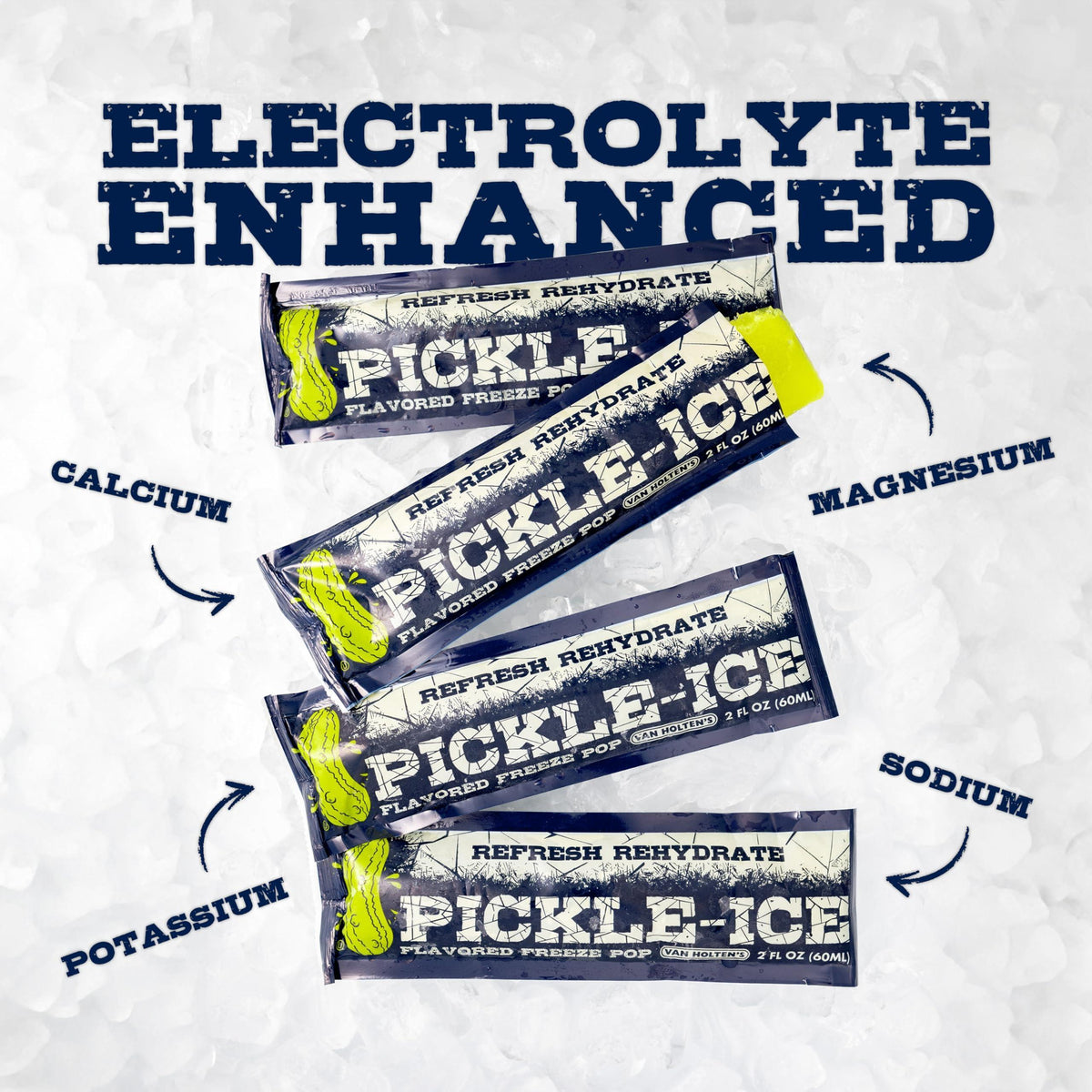 Van Holten's Pickles - Pickle-Ice Freeze Pops - 24 Pack
