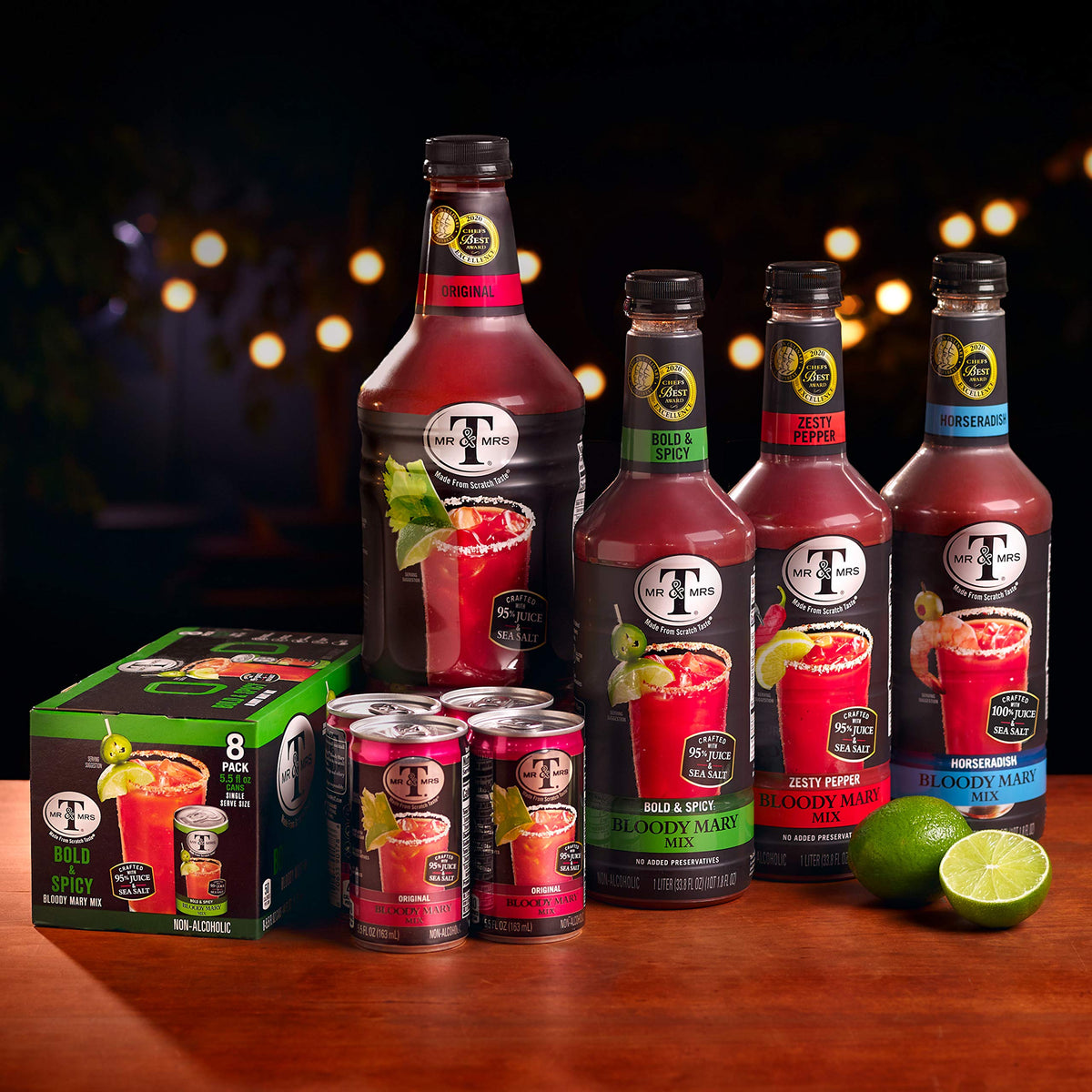 Mr & Mrs T Original Bloody Mary Mix, 1.75 L bottle (Pack of 6), Tomato Juice Blend Cocktail Mixer, Premium Ingredients, Perfect for Bloody Mary and Mocktail Drinks