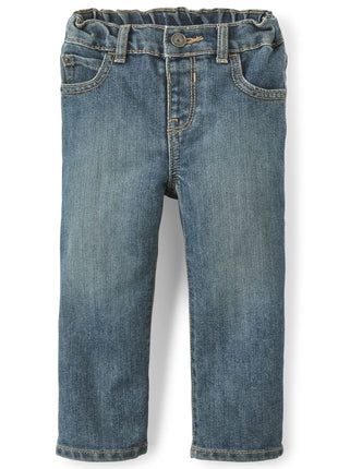 The Children's Place Baby Boys and Toddler Boys Basic Bootcut Jeans, Tide Pool, 4T
