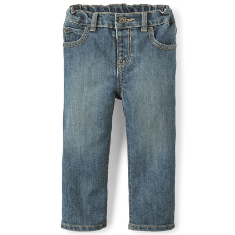 The Children's Place Baby Boys and Toddler Boys Basic Bootcut Jeans, Tide Pool, 4T
