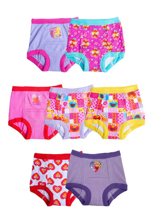 Sesame Street Unisex Toddler Potty Training Pants with Elmo, Cookie Monster and Big Bird with Stickers & Success Chart