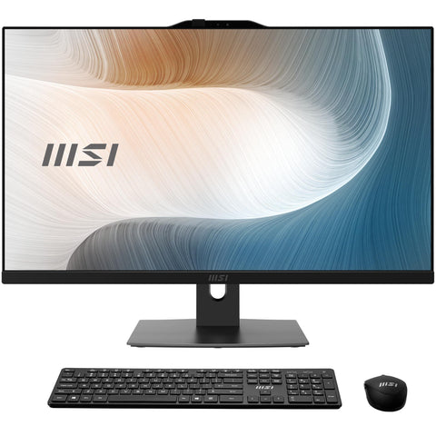 MSI Modern AM272P AIO Desktop: 27 inch FHD, Intel Core 7-150U, 32GB Memory, 1TB M.2 NVMe SSD, WiFi 6E, BT 5.3, Windows 11 Home: Black 1M-819US