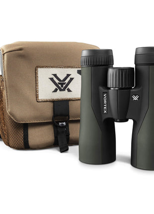 Vortex Optics Crossfire HD 10x42 Binoculars - HD Optical System, Tripod Adaptable, Rubber Armor, Waterproof, Fogproof, Shockproof, Included GlassPak - Unlimited, Unconditional Warranty