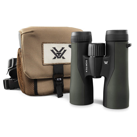 Vortex Optics Crossfire HD 10x42 Binoculars - HD Optical System, Tripod Adaptable, Rubber Armor, Waterproof, Fogproof, Shockproof, Included GlassPak - Unlimited, Unconditional Warranty