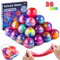 JOYIN Easter Slime Party Favors, 36 Pack Galaxy Slime Ball- Stretchy, Non-Sticky, Mess-Free, Stress Relief, and Safe - Toys for Girls and Boys - Classroom Reward, Party Supplies, Valentines