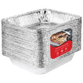 Aluminum 9x13 Disposable Foil (30 Pack) – Half Size Deep Steam Table for Cooking, Heating, Storing, Prepping Food