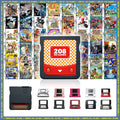 【2025 Newest】208 in 1 Super Combo Game Cartridge, Retro Game Pack Card Compilation with 208 Games