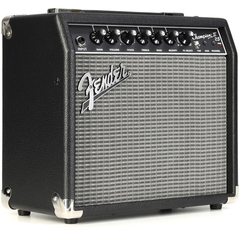 Fender Champion II 25 Guitar Amp, 25 Watts, with 2-Year Warranty, Features 12 Built-In Effects Models