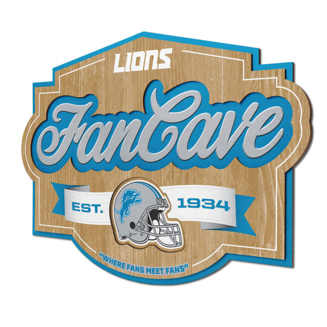 YouTheFan NFL Officially-licensed FanCave 3D wall art - ready-to-hang, 3D multi-layered construction - floating wall mount design - Perfect fan gift