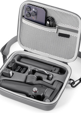 Osmo Mobile 7P Case,Portable PU Shoulder Bag for Dji OM 7 Pro/7 Gimbal Stabilizer Travel Case for DJI Osmo Mobile 7/7P Accessories