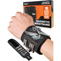 RAK Magnetic Wristband for Tools - Premium Tool Belt for Holding Screws Nails with Powerful Magnets, Birthday Gifts for Men, Cool Gadgets Stuff Gifts for Dad, Husband, Grandpa, Handyman, Him