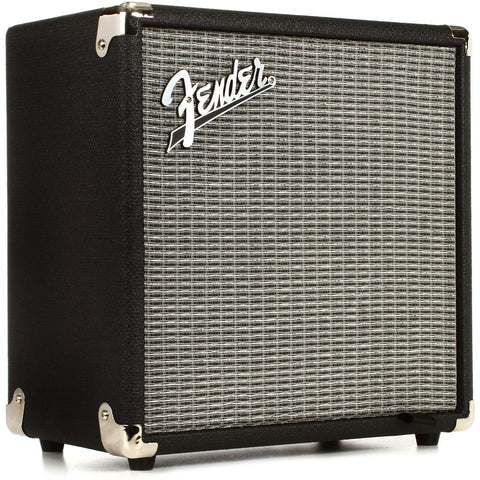Fender Rumble 15 V3 Bass Amp for Bass Guitar, 15 Watts, with 2-Year Warranty 6 Inch Speaker, with Overdrive Circuit and Mid-Scoop Contour Switch