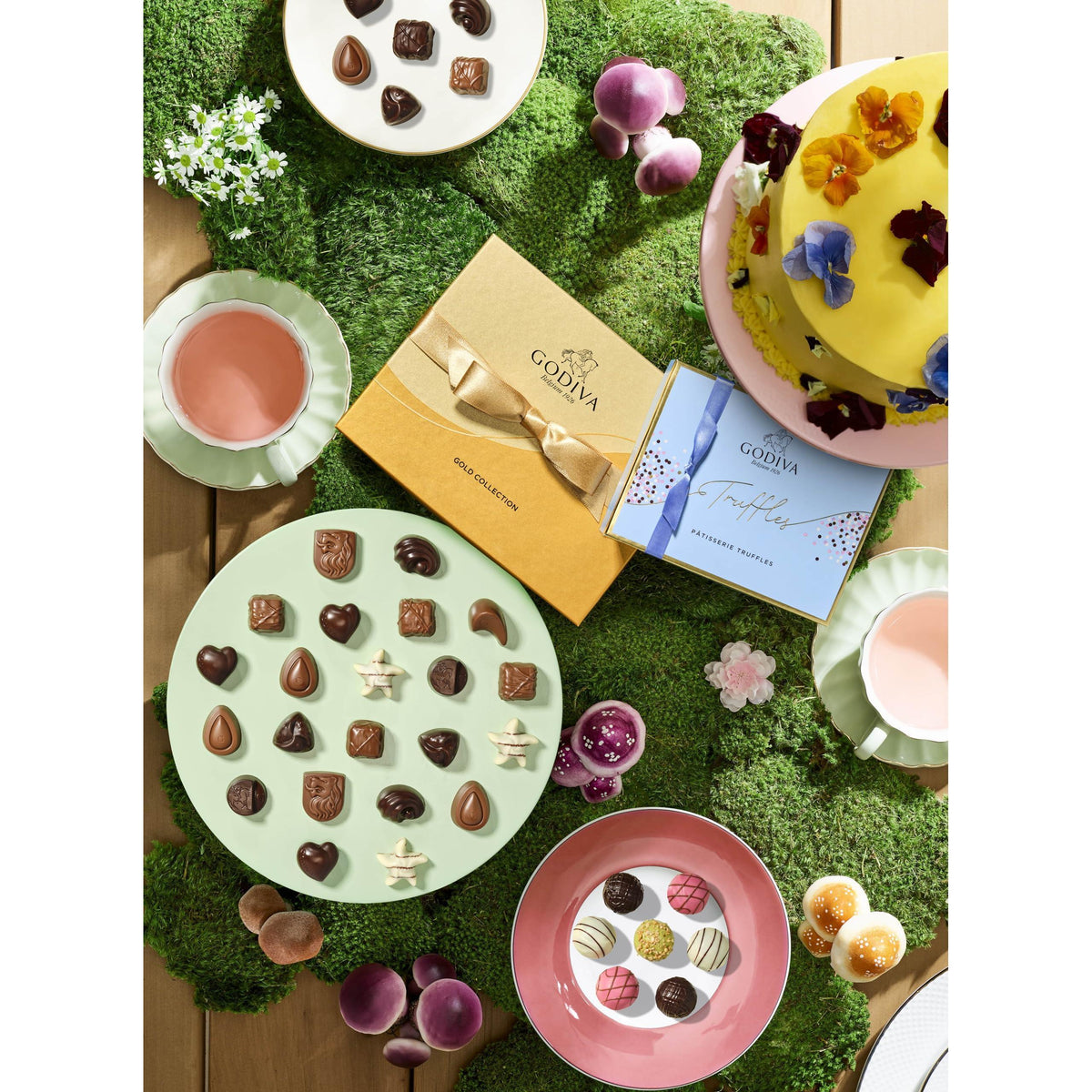 Godiva Chocolatier Patisserie Truffles – Chocolate Dessert Gift Box for Birthday, Graduation, Thank You, Anniversary – 6-Piece Gourmet Candy Box with Milk, White, Dark Chocolate