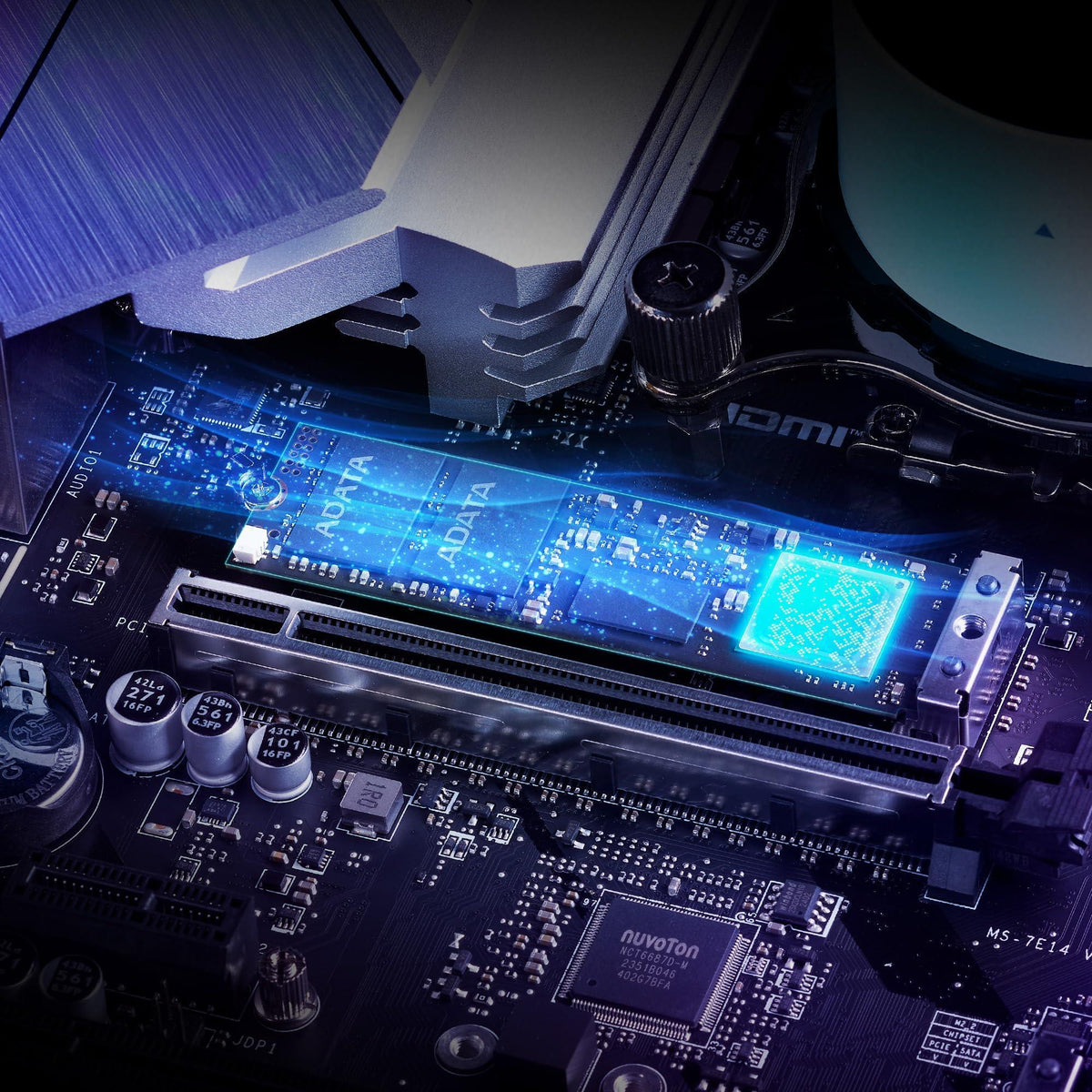 XPG 2TB Mars 980 Blade PCIe 5.0 NVMe M.2 2280 Internal Solid State Drive – Up to 14,000 MB/s Read, PCIe Gen5 x4 SSD (SMAR-980B-2TCS)