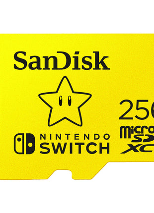 SanDisk 256GB microSDXC-Card, Licensed for Nintendo-Switch - SDSQXAO-256G-GNCZN