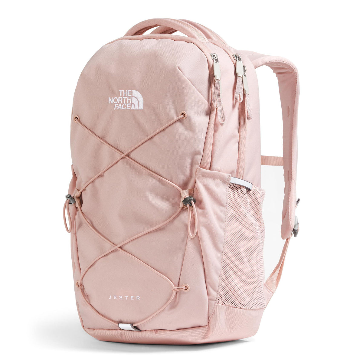 THE NORTH FACE Women's Jester Everyday Laptop Backpack | Commuter Travel Bag with Laptop Sleeve, Water-Repellent Finish, Spacious Compartment, Pink Moss, One Size