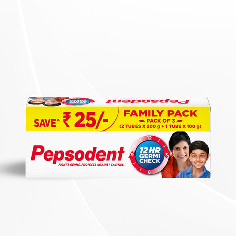 Pepsodent Germicheck 8 Actions, Whole Mouth Toothpaste With Anti-Germ Formula, 500 g