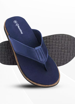 PharmEasy Diabetic and Orthopaedic Adjustable Slippers for Men, Royal Blue 11 UK