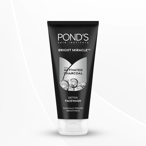POND'S Pure Detox Anti-Pollution Purity Face Wash with Activated Charcoal, 100 g
