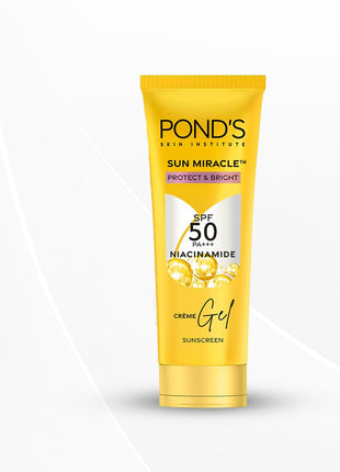 POND's Sun Miracle Spf 50 Pa+++ Gel Sunscreen For All Skin Type -Protect & Bright, 12G