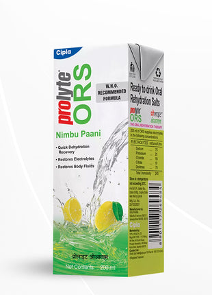 Prolyte ORS Nimbu Pani - Bottle of 200 ml