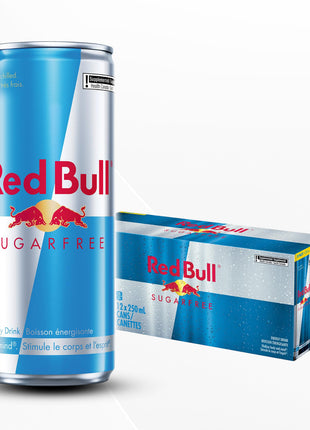 Red Bull Energy Drink, Sugarfree, 250 ml (12 Pack)