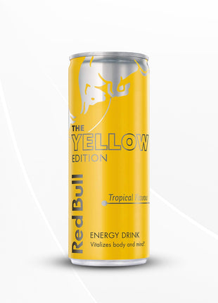 Red Bull Energy Drink, The Yellow Edition, 250 ml (Pack of 4)