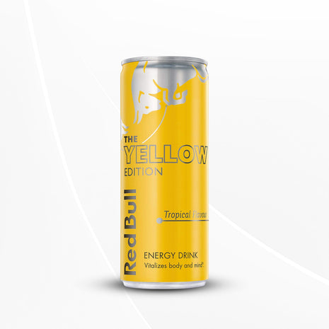 Red Bull Energy Drink, The Yellow Edition, 250 ml (Pack of 4)