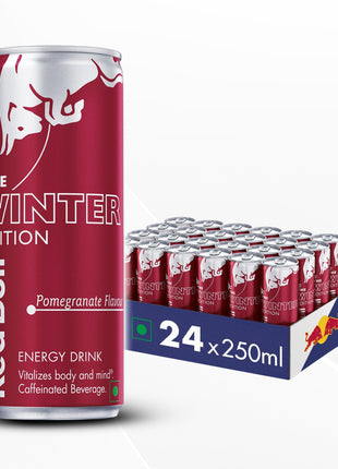 Red Bull The Winter Edition, Pomegranate Flavour, 250 Ml (Pack Of 24)