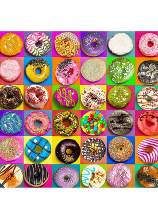 Jigsaw Puzzles 1000 Pieces for Adults, Families (Donuts) Pieces Fit Together Perfectly