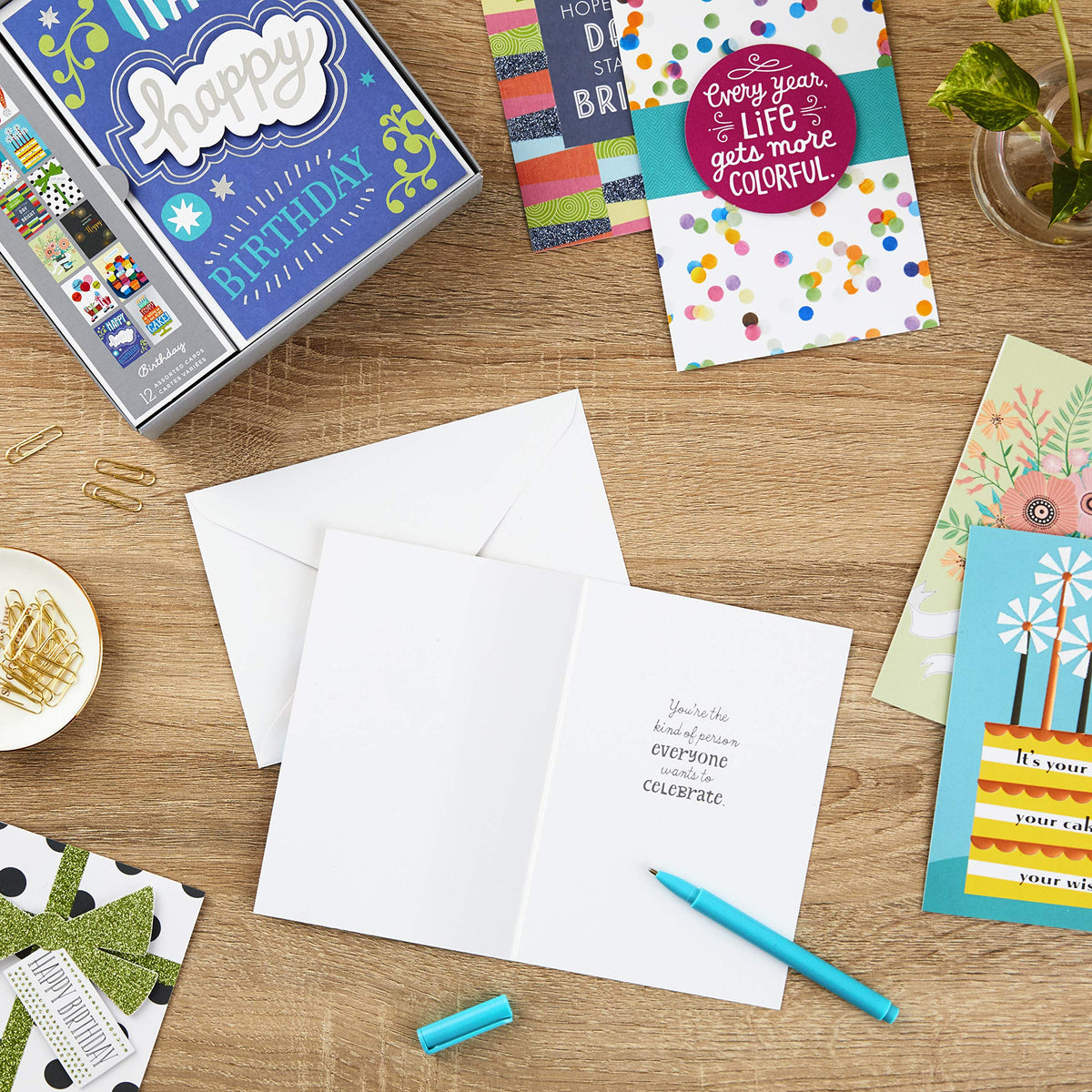 Hallmark Assorted Birthday Greeting Cards (12 Cards and Envelopes)