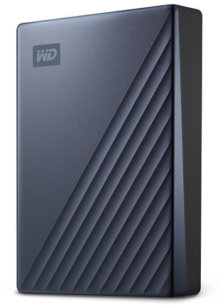 WD 2TB My Passport Ultra, Blue, Portable External Hard Drive, backup software with defense against ransomware, and password protection, USB-C and USB 3.1 - WDBC3C0020BBL-WESN