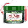 Vlado's Himalayan Organics Vegan Collagen supplements-with all 5 TYPE I, II, III, V, X - Plant-Based - Active Collagens with Biotin,Hyaluronic Acid ,Vitamin C & E - Clinically Proven - For Women & Men - 100 Grams ( Watermelon Flavor )