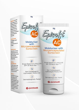 Episoft Ac Moisturizer SPF 30 Sunscreen cream, 75 g