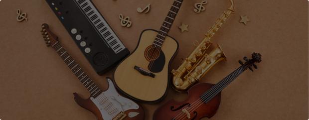 <h2>Musical Instruments</h2><h4>Upto 25% off</h4>