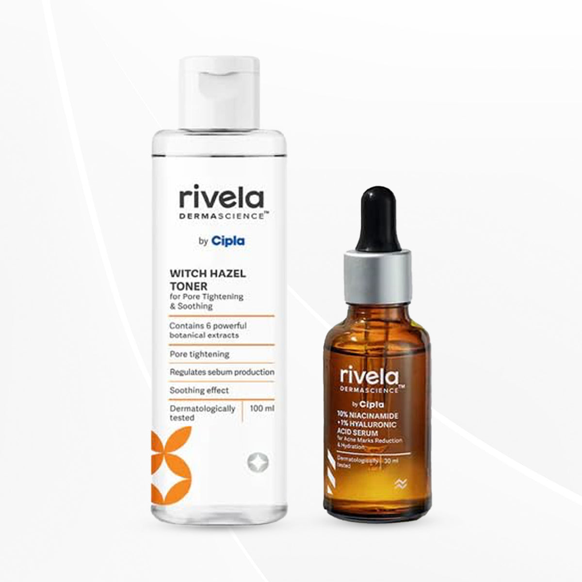 Rivela Dermascience pore tightening Toner & Serum
