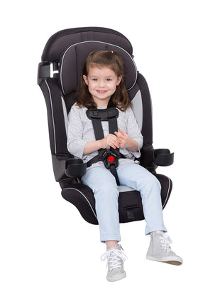 Safety 1st Grand 2-in-1 Booster Car Seat, Converts from High Back to Belt-Positioning Booster, High Back Seat for Kids 30-65, and Belt-Positioning 40-100 Pounds, Black Sparrow