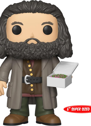 Funko POP! Harry Potter - Rubeus Hagrid with Cake | Official Fantasy Merch - Collectable Vinyl Figurine for Shelf Display - Birthday Gift Idea for Fans and Collectors