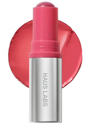 HAUS LABS BY LADY GAGA Color Fuse Lip + Cheek Blush Balm Stick in Glassy Rosette & ENTEL Aloe vera Sheet Masque (BONUS)
