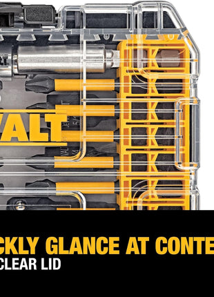 DEWALT Screwdriver Bit Set, 40 Pcs. Impact Ready, FlexTorq Impact Driver Bit Set with Storage Case (DWA2T40IR)