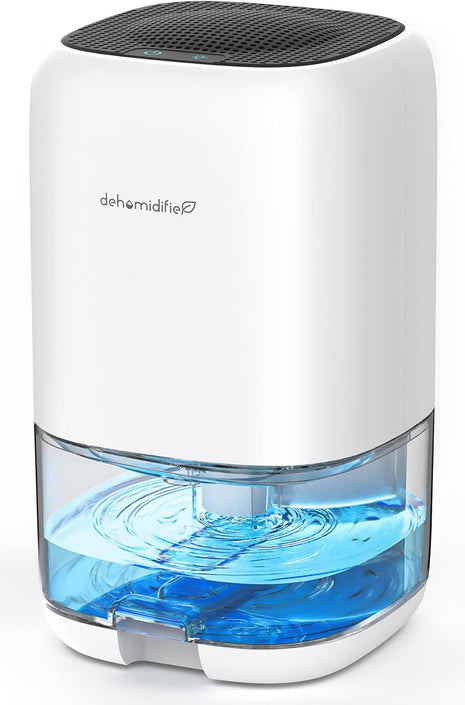 35 OZ Dehumidifier for Bedroom RV, Quiet with Auto Shut Off, White | 280 Sq.Ft Small Dehumidifiers for Home Bathroom Closet, 7 Color Light, 28dB Ultra Quiet, 35OZ Water Tank