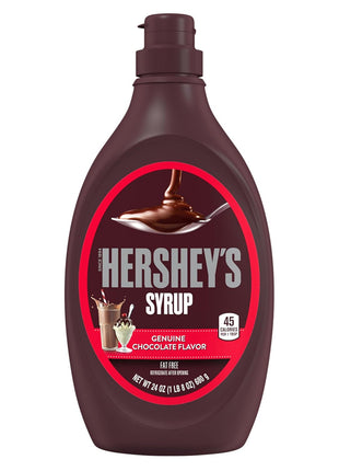 HERSHEY'S Chocolate Syrup Bottle, 24 oz