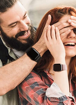 Stretchy Nylon Solo Loop Bands Compatible with Apple Watch 38mm 40mm 41mm 42mm 44mm 45mm 49mm, Sport Elastic Wristbands Women Men Straps for iWatch Series 9/8/7/6/5/4/3/2/1/SE/Ultra/Ultra 2, 4 Pack