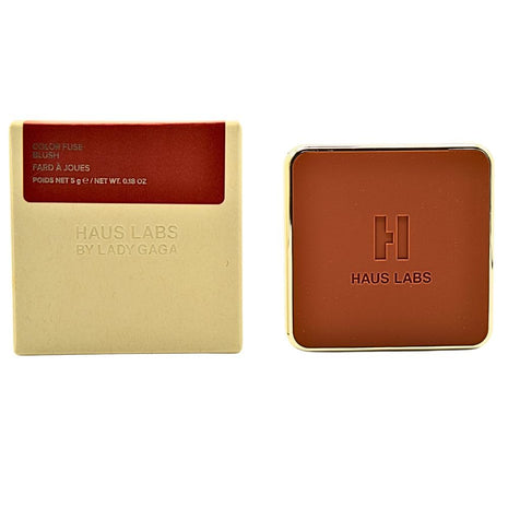 Haus Labs Color Fuse Talc-Free Blush Powder With Fermented Arnica - Fire Moon - Beige Peach