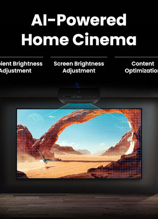 BenQ W2720i 4K Smart AI Home Theater Projector 2500 Lumens w/ Android TV | 95% DCI-P3 Color, 2500 Lumens, HDR10/HLG, AI Cinema Mode, Android TV, Dolby Atmos Speaker, 3 yr warranty