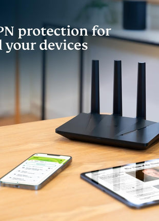 Aircove | Wi-Fi 6 VPN Router for Home | Protect Unlimited Devices | Free 30-Day ExpressVPN Trial | (U.S. & Canada Version)