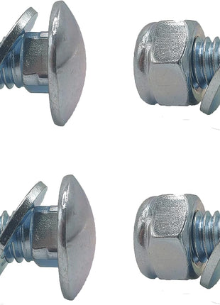 4-Pack 784-5581A (5/16-18) 5/8 inch Carriage Bolts Nuts kit fits MTD Shave Plate Scraper Bar 790-00120-0637 Snow blowers