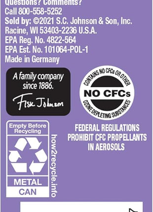OFF! Clean Feel Insect Repellent Aerosol with 20% Picaridin - Long-Lasting DEET-Free Protection from Mosquitoes, Fragrance-Free Pest Control For Ticks & Flies, Camping, Bug Spray - 5 oz | insect-repellants